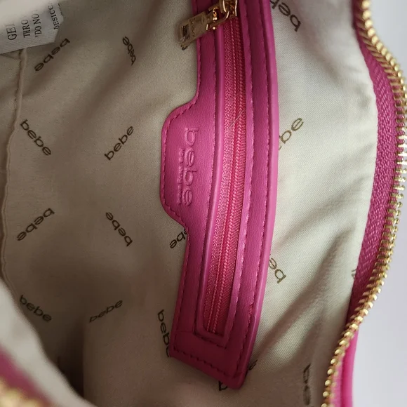 šļøā¬ļøšHOST PICKš bebe Pink Mara Nylon Crossbody Bag With Coin Purse - Picture 12 of 15